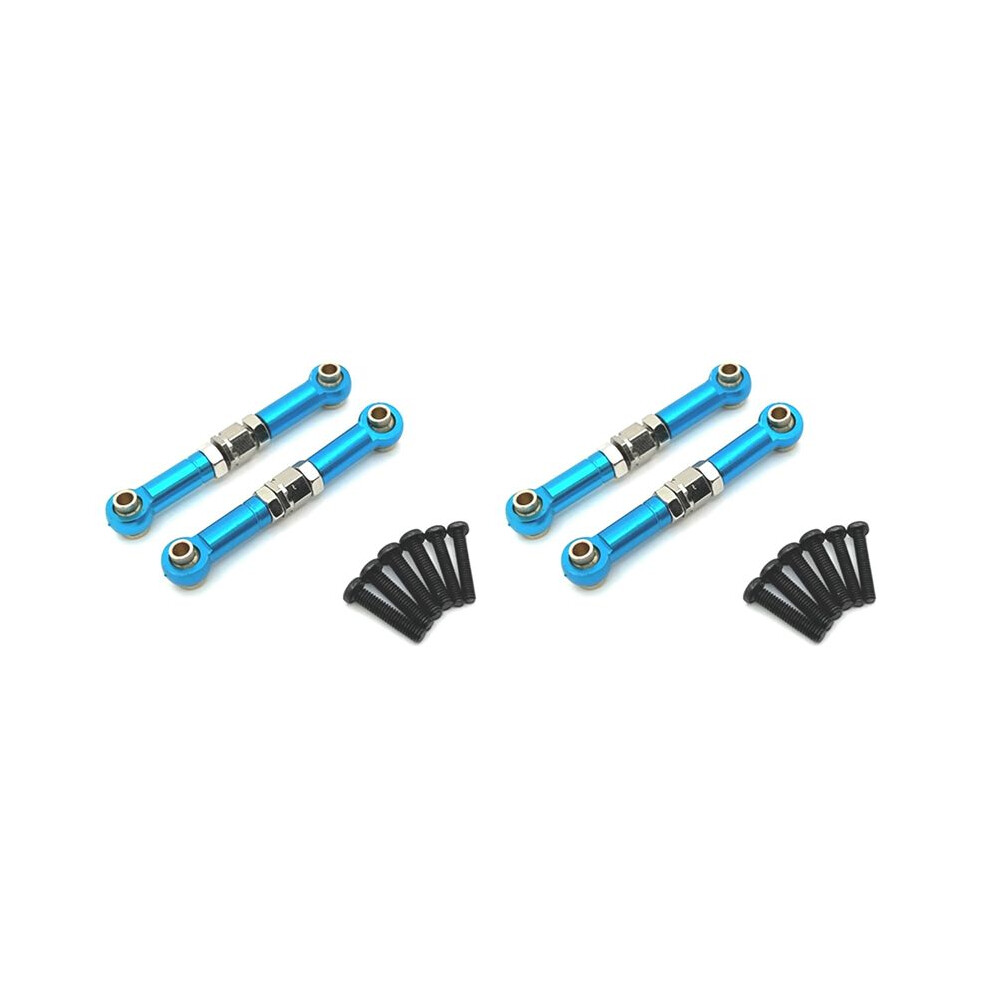 4X Aluminum Front Steering Link Rod Linkage For Mjx 1/14 14209 14210 Rc Car Upgrade Parts 4713120628684