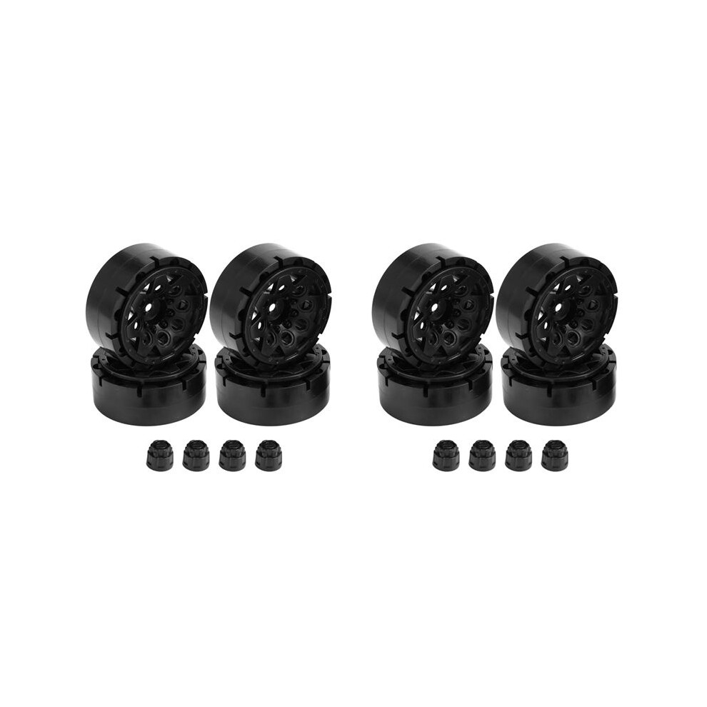 8Pcs Plastic Beadlock 1.9 Wheel Hub Rim For 1/10 Rc Crawler Car Axial Scx10 90046 Axi03007 Trx4 Rc4wd D90 6032211538588