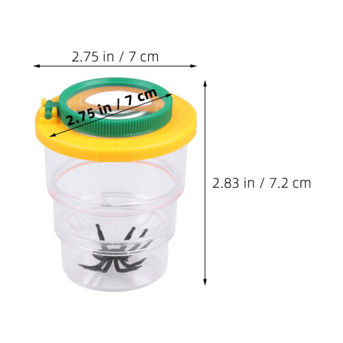 Caja De Observación De Insectos Con Lupa Insertable Para Exteriores 1