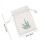 10Pcs Small Burlap Drawstring Sachet Bags With Lavender Pattern 2