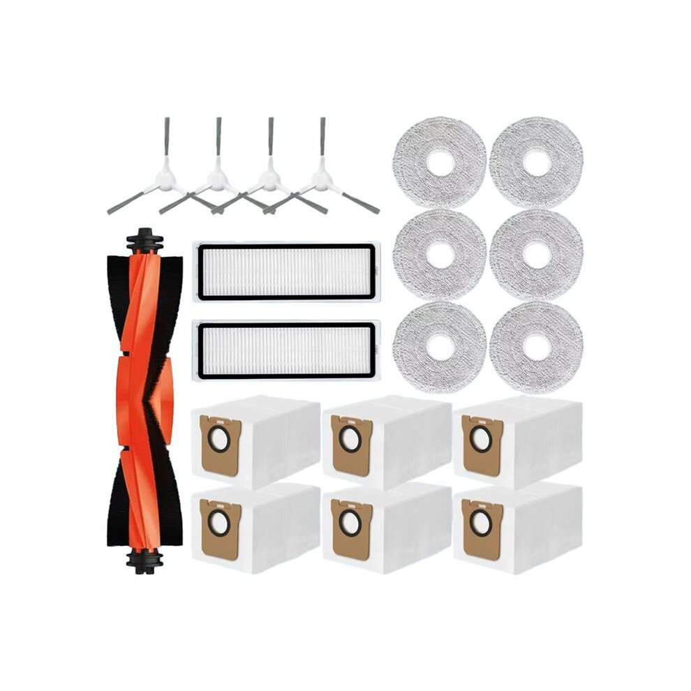 For Robot Vacuum X20+ / X20 Replacement Accessories Main Side Brush Hepa Filter Mop Cloth Dust Bag 6032356097803