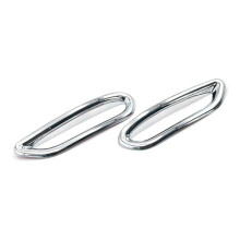 Bil Krom Silver Bakre Reflektor Dimljus Lampskydd Trim Ramram för Qashqai J11 2014-2017