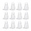 12pcs Cup Holder Anti-Overflow Laundry Detergent Cup Holder Folding Bracket Seamless Hook White 1