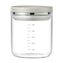 Conjunto de Recipiente Hermético Redondo con Tanque Sellado Tipo Prensa de Vidrio de Borosilicato de Alta Calidad S