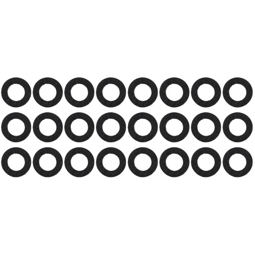 40Pcs Black Trumpet Pads Felt Cushions Durable Replacement Set 2