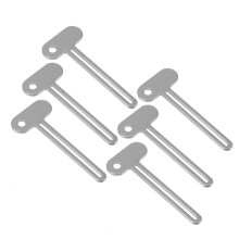 6pcs Metal Toothpaste Tube Squeezer Set for Easy Tube Rolling and Reducing Product Waste