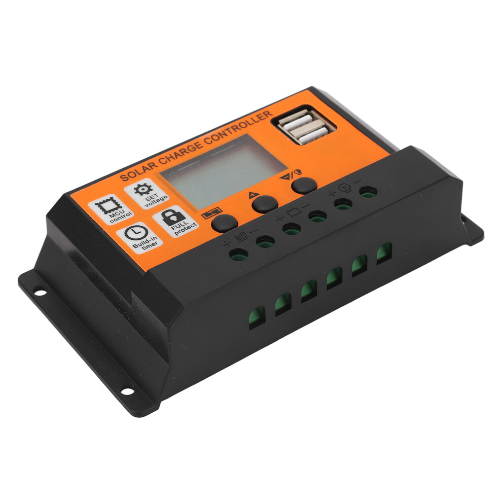 Solar Charge Controller Lcd 20A 12V/24V Regulator With Usb 8771388910534