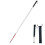 Blind Cane 138cm Telescopic Foldable Walking Cane with Rotating Tip and Wrist Strap for Visually Impaired 1