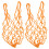 2Pcs Pet Chicken Feeding Net Bag Orange Rope Multifunctional Feeder 6
