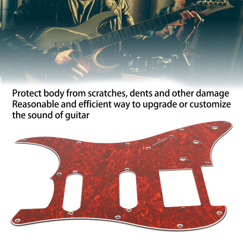Cruel Guitar Pickguard PVC Plastic Front Panel Red Turtle Shell GSSH69 2
