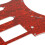 Cruel Guitar Pickguard PVC Plastic Front Panel Red Turtle Shell GSSH69 5