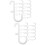2 Pieces Garage Storage Hooks Small Jewelry Peg Board Pegboard Tool 9
