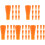 50Pcs Soft Rubber Arrow Tips Orange Safety Arrowheads for Practice Use 3