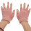 1Pair Durable Pink Knitted Non-Slip Gloves Half Finger for Exercise 6
