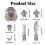 Drainage Cleaner Combination Cutter  Set Automatic  Locking  Suitable for Pipe Dredging Machine 7-Piece Set 7