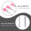 2 Set Paint Mixing Paddle Nail Art Stirring Rod Tool Bar Design Tip 9