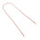2 Pcs Chain Span Package Hand Bag Strap Straps For Handbags Purse 7