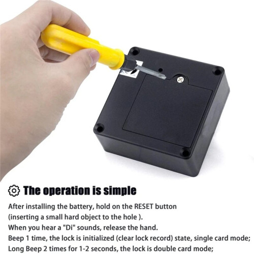 Drawer Lock Electronic RFID IC Cabinet Lock Unlock Intelligent Keyless Sensor Lock 1