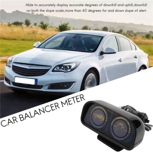 Euro Typer 2X Car Adjustable Compass Balancer Slope Meter Tachometer 2