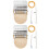 2Sets Houten Mini Weefgetouw Kit Khaki Thuisgebruik Knutsel Set 5