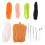 1Set Beginner Wool Felt Craft Kit Assorted Color Needlework Supplies 3