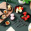 200 Pcs  Appetizer Plates with Spoons Forks Disposable  Dessert Plates Plastic Appetizer Bowls Tiny Black 5