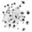 200Pcs Plastic Adhesive Eyeball Stickers for Creative Craft Projects 11