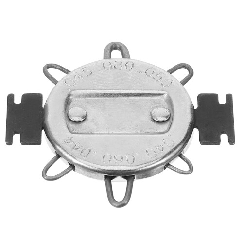 5Pcs Motorcycle Spark Plug Gap Adjustment Tool Black Iron Gauge 2