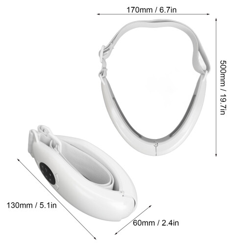 V Face Lifting Belt 500mAh Foldable ABS - Compact 1