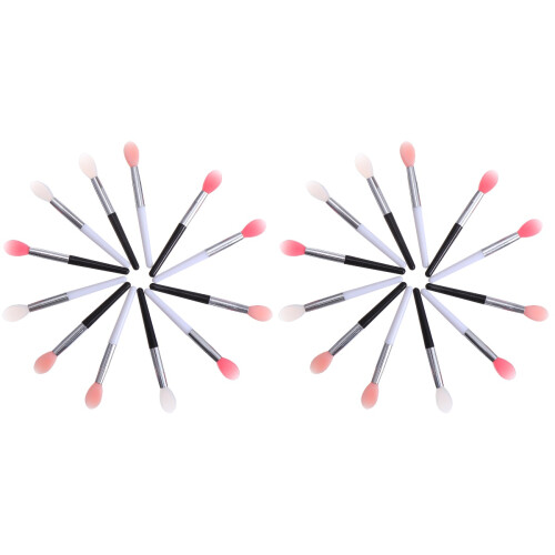 24Pcs Soft Silicone Lipstick Brush Assorted Color Cosmetic Applicators 1