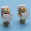 Speaker Post Snap-in Banana  Jack - White, 10Pcs 9