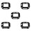 5Pcs Black Scratch Proof Watch Cover Smartwatch Protection Shell 2