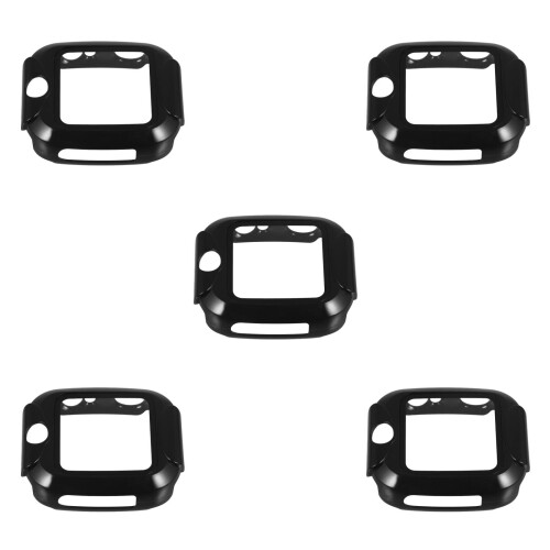 5Pcs Black Scratch Proof Watch Cover Smartwatch Protection Shell 1