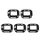 5Pcs Black Scratch Proof Watch Cover Smartwatch Protection Shell 3