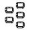 5Pcs Black Scratch Proof Watch Cover Smartwatch Protection Shell 4