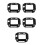 5Pcs Black Scratch Proof Watch Cover Smartwatch Protection Shell 6