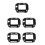 5Pcs Black Scratch Proof Watch Cover Smartwatch Protection Shell 7