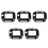 5Pcs Black Scratch Proof Watch Cover Smartwatch Protection Shell 8