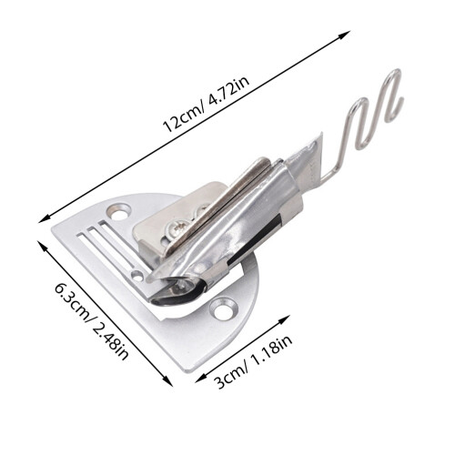 Stainless Steel Sewing Machine Binder Hemmer Edges Folder Silver 1