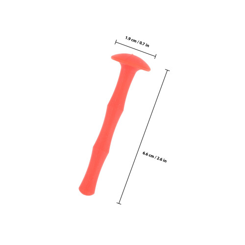 Longbow Users Archery String Finger Guard Red Silicone 1 Set 1