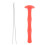 Longbow Users Archery String Finger Guard Red Silicone 1 Set 4