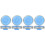 8Pcs Sprout Maker Jar Lids Blue Mesh Screens Dishwasher Safe Covers 6