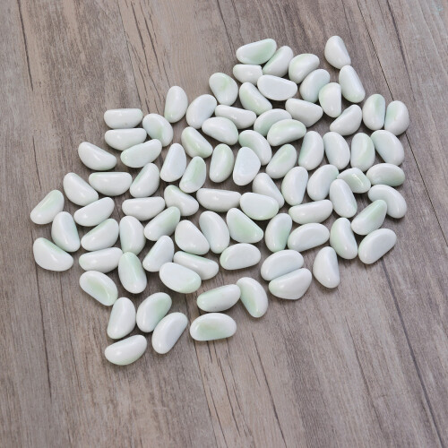 White Sand Stone Pebbles for Fish Tank Microlandscape Decor 2