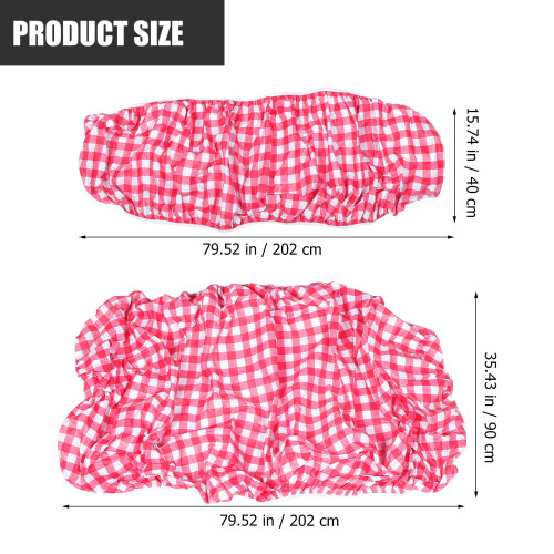 Picnic Tablecloth Set Camping Accessories Cover With Bench Covers 1