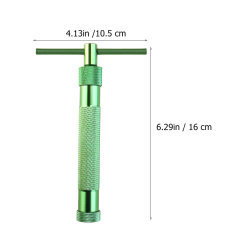 1set Handmade Polymer Clay Squeezer Tool Green With Multiple 1