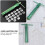 1set Handmade Polymer Clay Squeezer Tool Green With Multiple 11