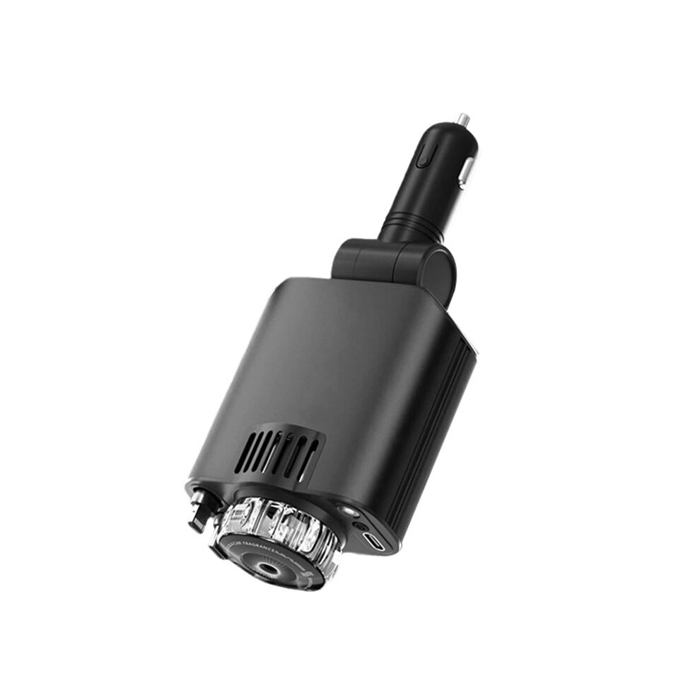 5 In 1 Fast Car Charger Adapter ,69W Retractable Car Charger With Aromatherapy And Starlight L/C Cables 4713943026285