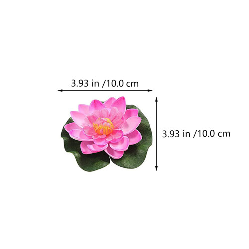 Artificial Flowers Plastic Blue Decorative Floating 70pcs 4in 1