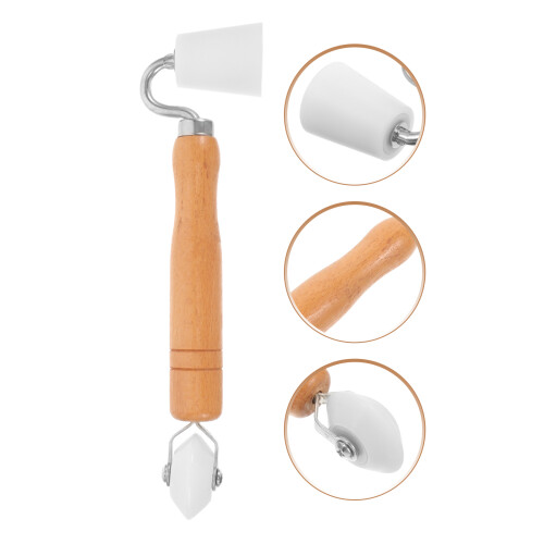 Houten Behangroller Met Lager Naad Roller Voor Thuisgebruik 2