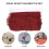 Durable Dark Red Badminton Net Indoor Outdoor Mesh Replacement 6